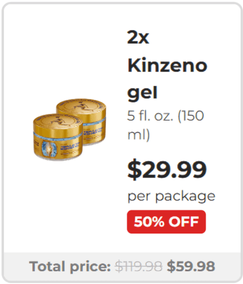 Kinzeno Joint Pain Massage Gel offer price